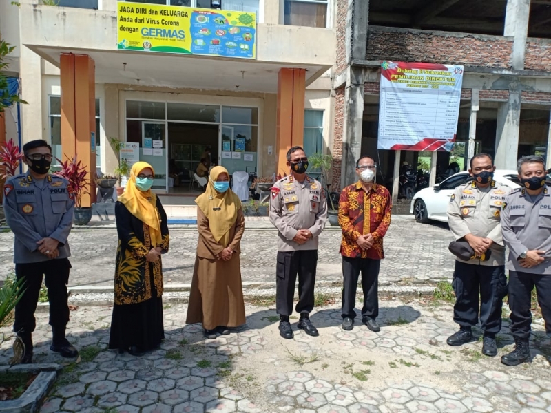 Dok. Supervisi Pelayanan  Vaksinasi di Poltekkes Pangkalpinang oleh Kapolda Bangka Belitung