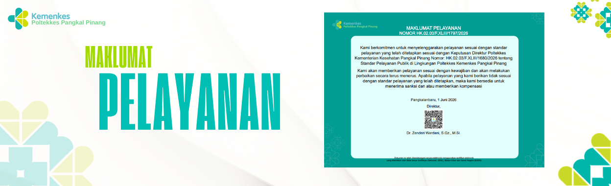 Maklumat Pelayanan Poltekkes Kemenkes Pangkal Pinang