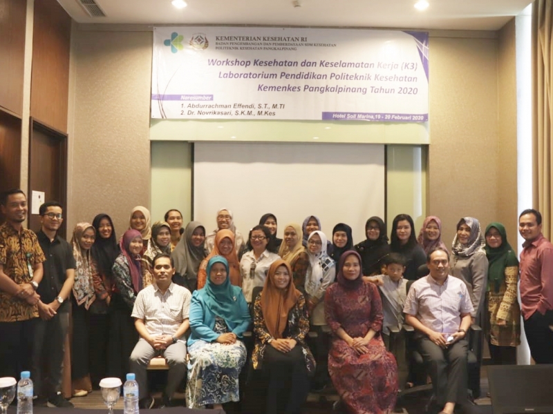 Unit Laboratorium Terpadu Poltekkes Kemenkes Pangkalpinang Selenggarakan Workshop K3