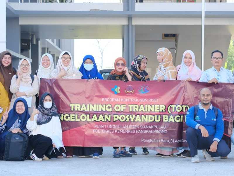 Pelatihan Tot (Training Of Trainer) Pengelolaan Posyandu Bagi Dosen dan PLP Poltekkes Kemenkes Pangkalpinang